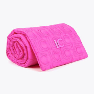 Monogramma in nylon con colletto imbottito