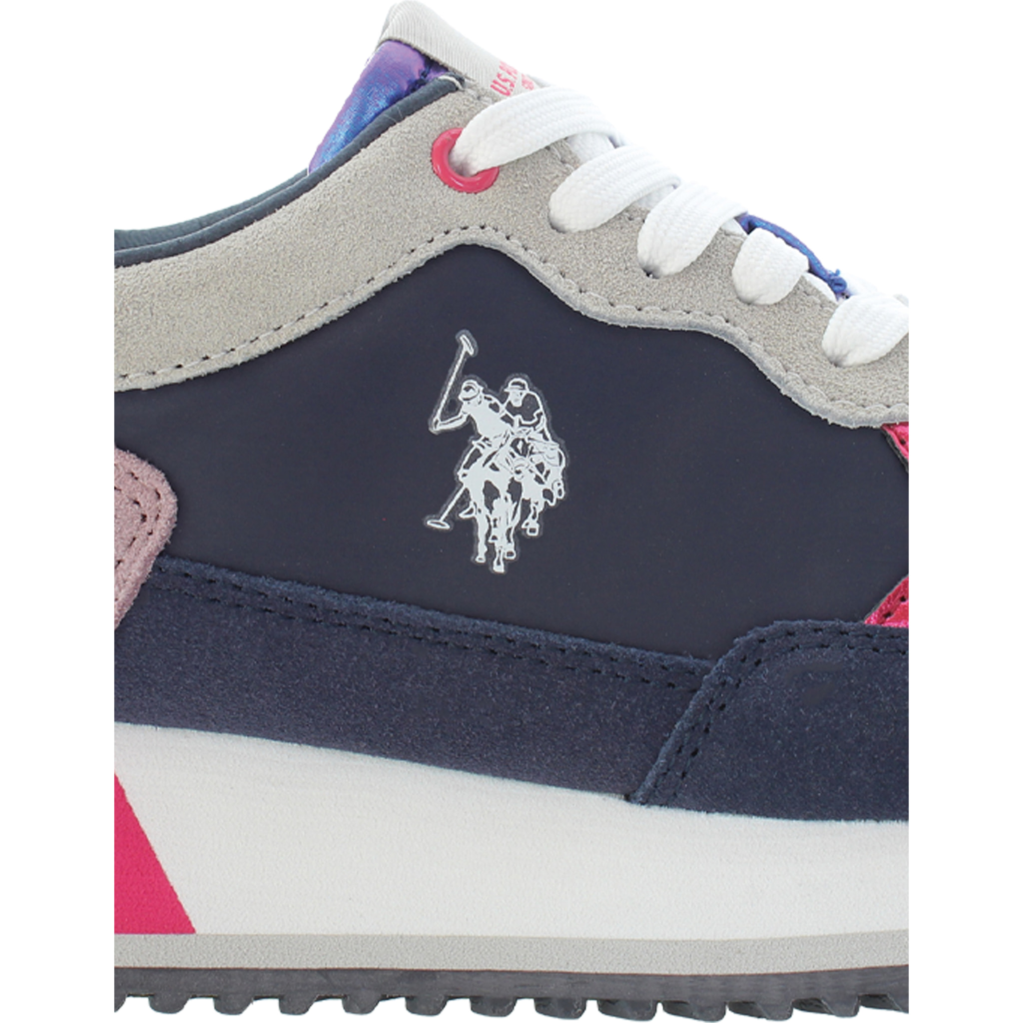 U.S. Polo Assn. - Sneakers SACHA002W4ST1 in camoscio per donna