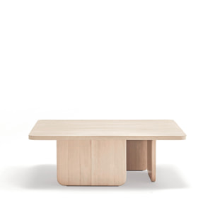 Mesa de centro Arq en natural claro