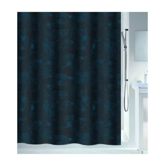 Rideau de douche Polyester GEORGES 120x200cm Petrol Spirella
