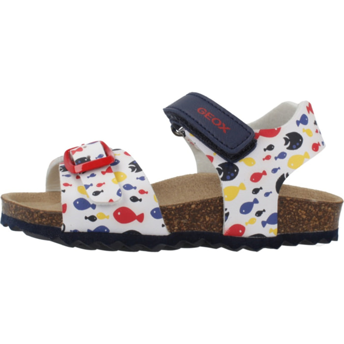 Sandalias Niño de la marca GEOX  modelo B SANDAL CHALKI BOY BLANCO