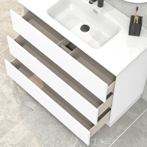 Ensemble de salle de bain IRONA 3C, 100cm, comprend lavabo et miroir