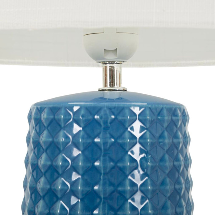 LAMPADA DA TAVOLO GLISS BLU CM Ø 30X52
