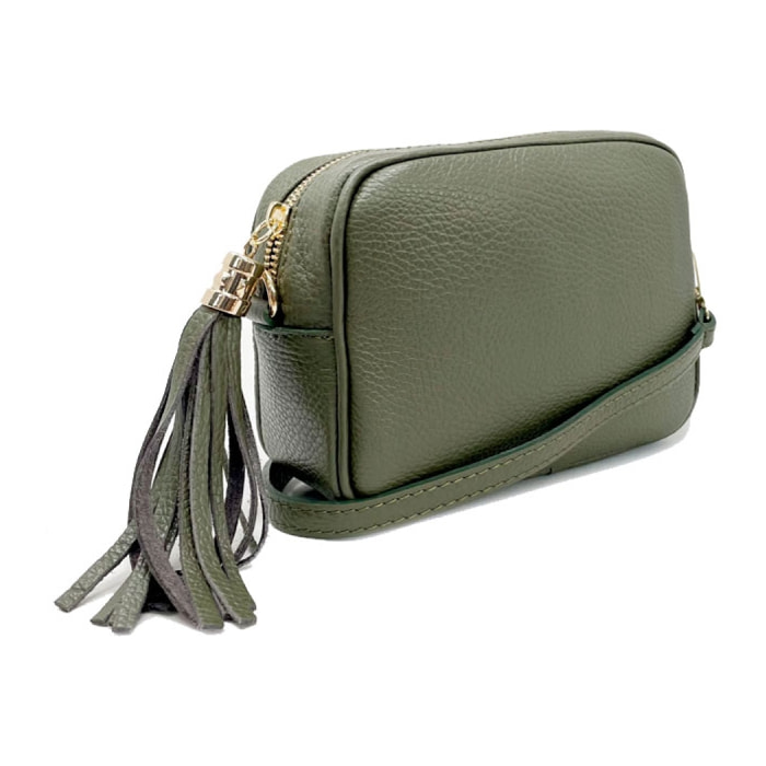 Chicca Borse Tracollina Clutch  Verde Oliva