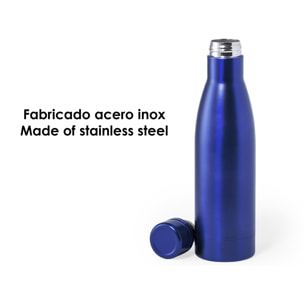 Kungel borraccia termica 500ml, in acciaio inox, con doppia parete e isolamento in rame sottovuoto. Fino a 12 ore di calore e 48 di freddo.