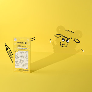 Tattoo Artist - Animals - Planche de Tatouage à Colorier