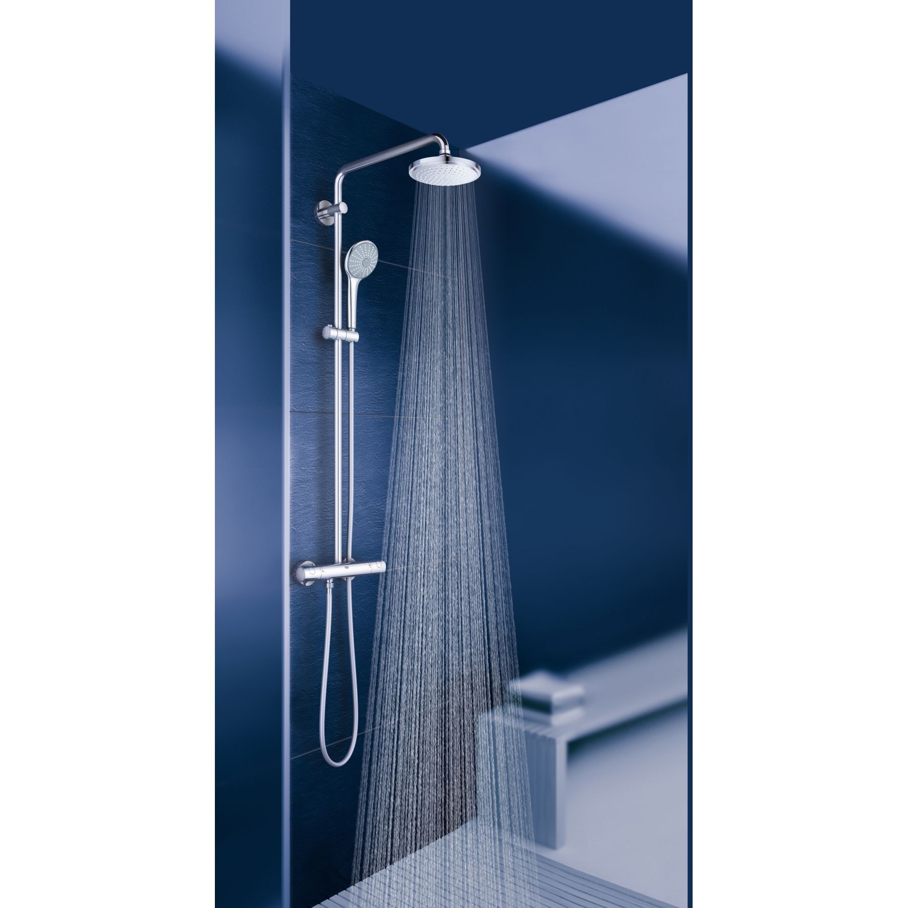 Colonne de douche avec mitigeur thermostatique Euphoria System 180