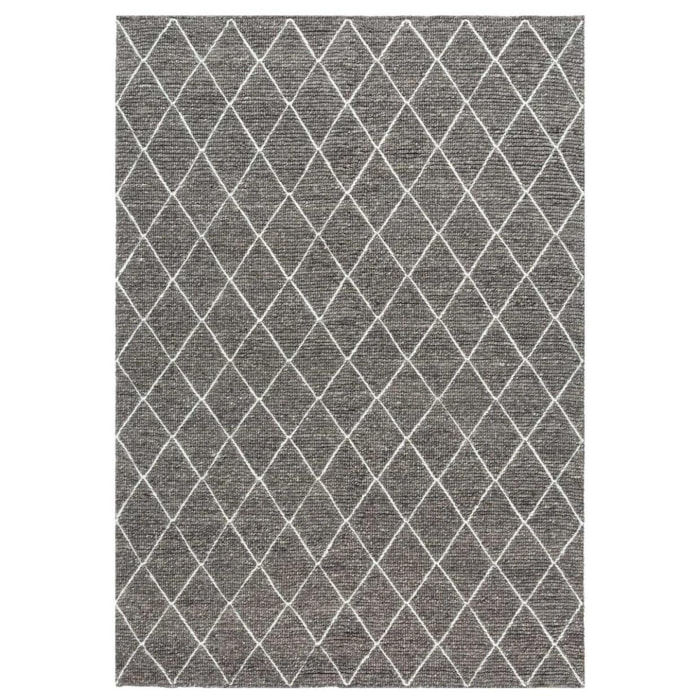 Tapis salon et chambre fait main en laine motif scandinave