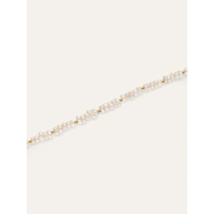 Bracciali Pearl Dots in Acciaio Placcato Oro