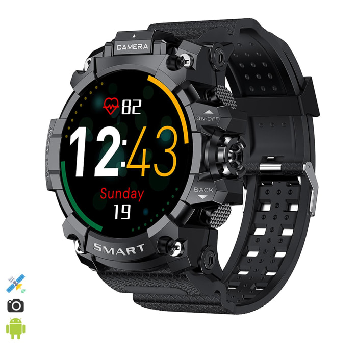 Smartwatch Phone Q999 4G con SO Android 9.0, Quad Core, Wifi, GPS. Cámara incorporada.