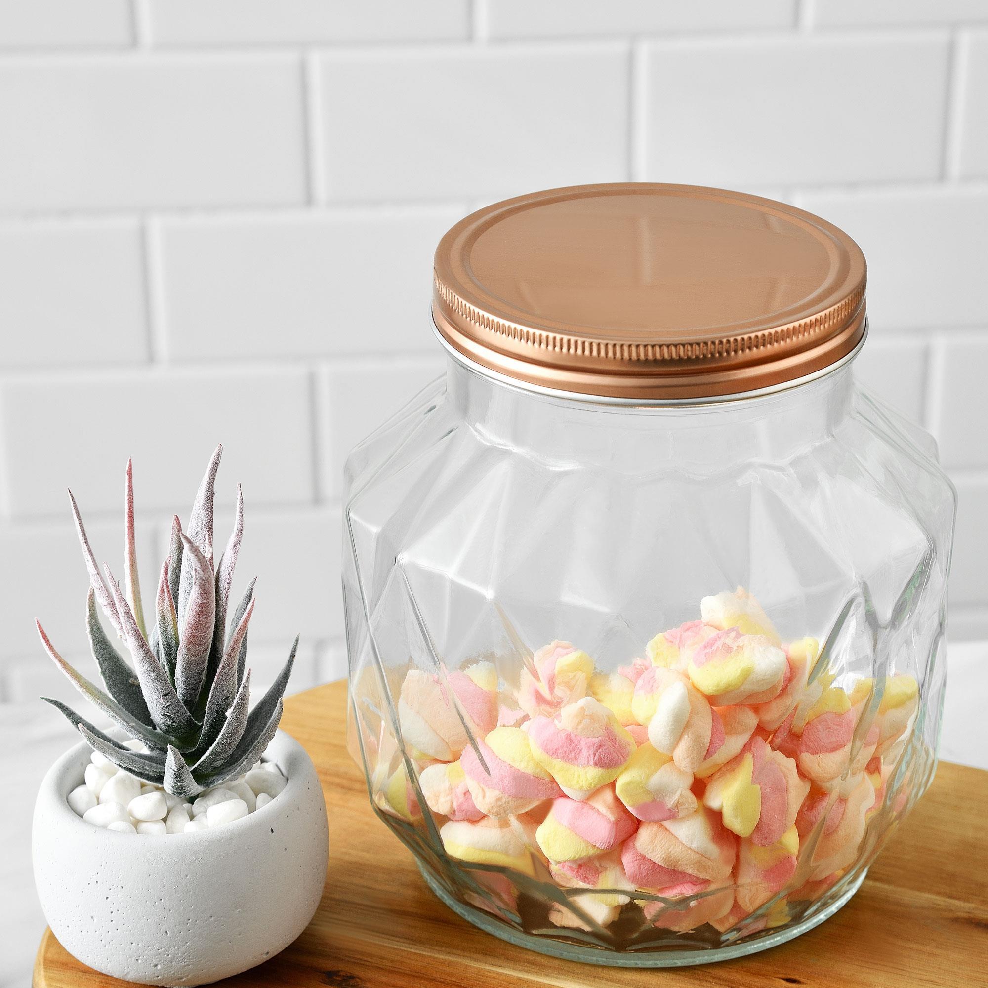 Bote de Vidrio – Recipiente de Almacenaje para Cocina con Tapa, Ideal para Pasta, Cereales y Alimentos Secos Renberg Signature