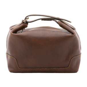 Borsa a mano  unisex In Vera pelle Made in Italy 24x19x18 cm