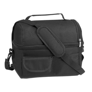 Borsa termica Bemel all-terrain in resistente poliestere 600D con tasche multiple. Interno isotermico in finitura alluminio.