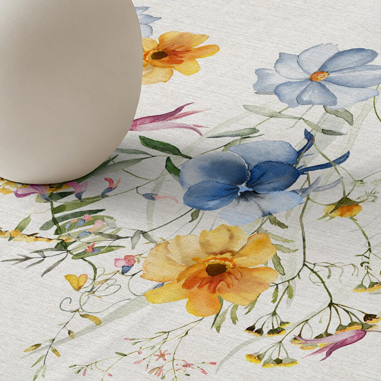 Nappe anti-taches 100 % coton Spring Vibes