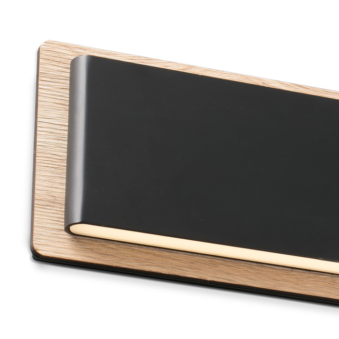 MOOD RCT Aplique negro y madera