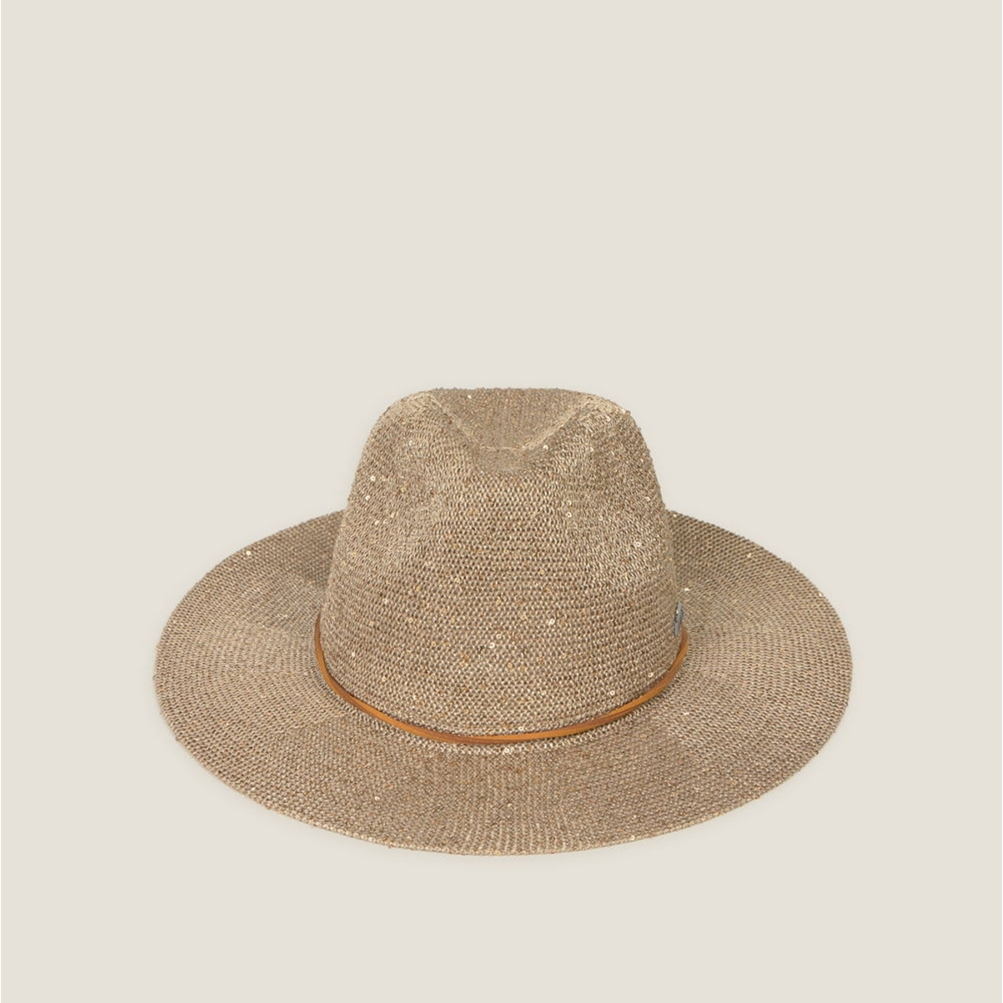 Sombrero de playa
 May color dorado Poliéster