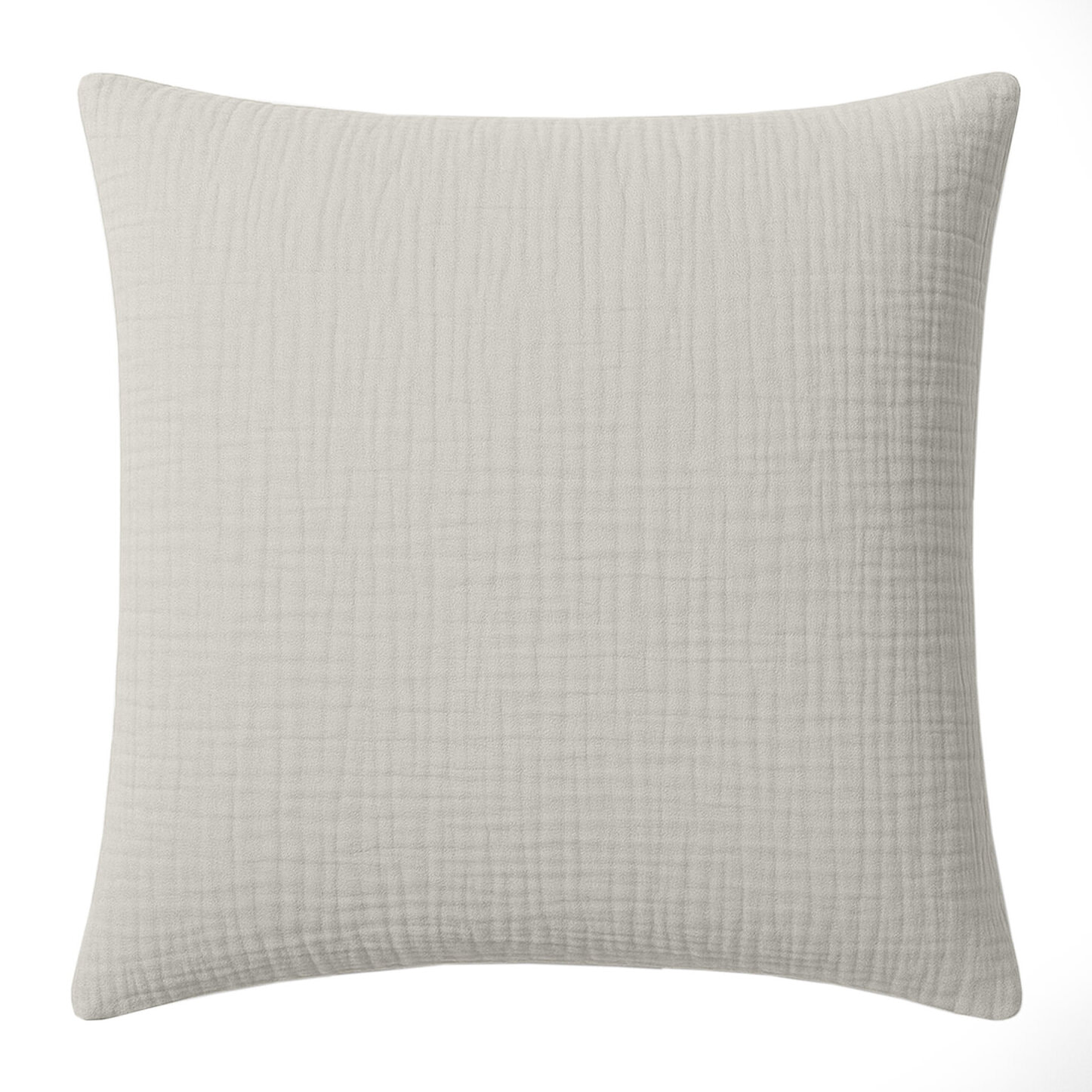 Paire de Taies d'oreiller gaze de coton lavé gris glacier