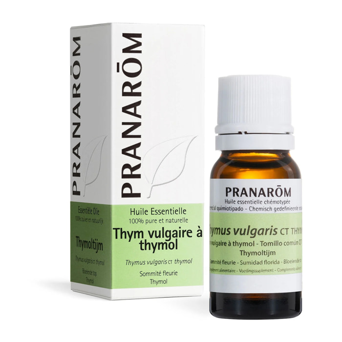 Pranarom - Huile Essentielle de Thym vulgaire à thymol - 10 ml