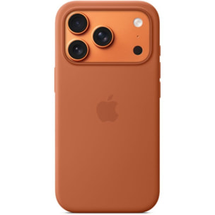 Coque APPLE iPhone 17 Pro MagSafe silicone Terracott