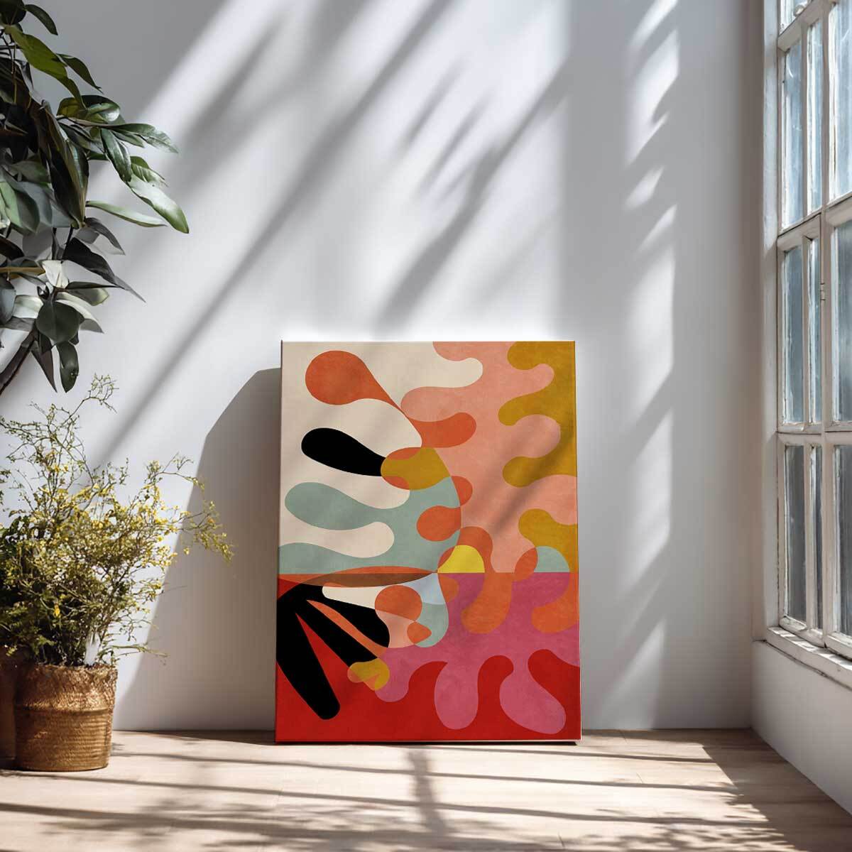 Tableau art abstrait Arabesques abstraites Toile imprimée