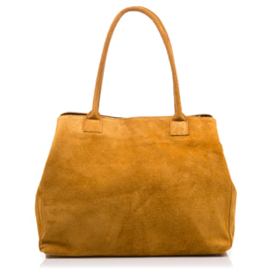 Annagrazia Borsa Shopper Donna.Vera Pelle Scamosciata