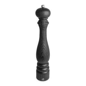 Moulin à poivre manuel en bois upcyclé et son poivre Fair Trade, noir, 40 cm - 16in Paris Nature Black