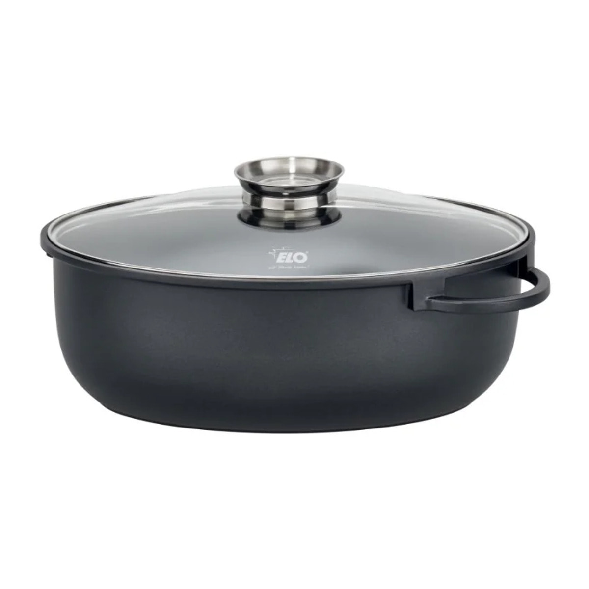 Cocotte 38 x 25 cm en fonte aluminium antiadhésive 7 L Elo Alucast