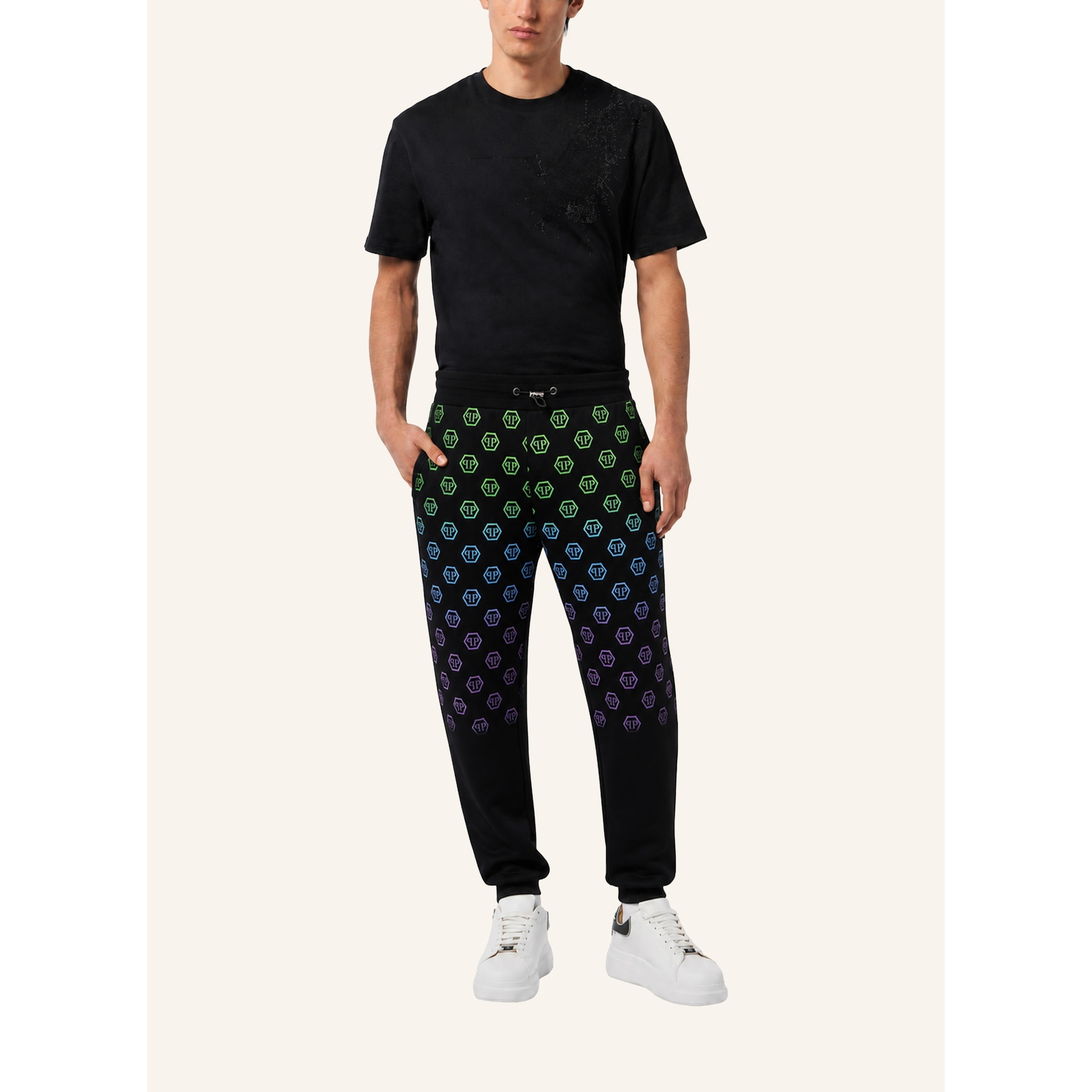 PHILIPP PLEIN Pantaloni da jogging MONOGRAM