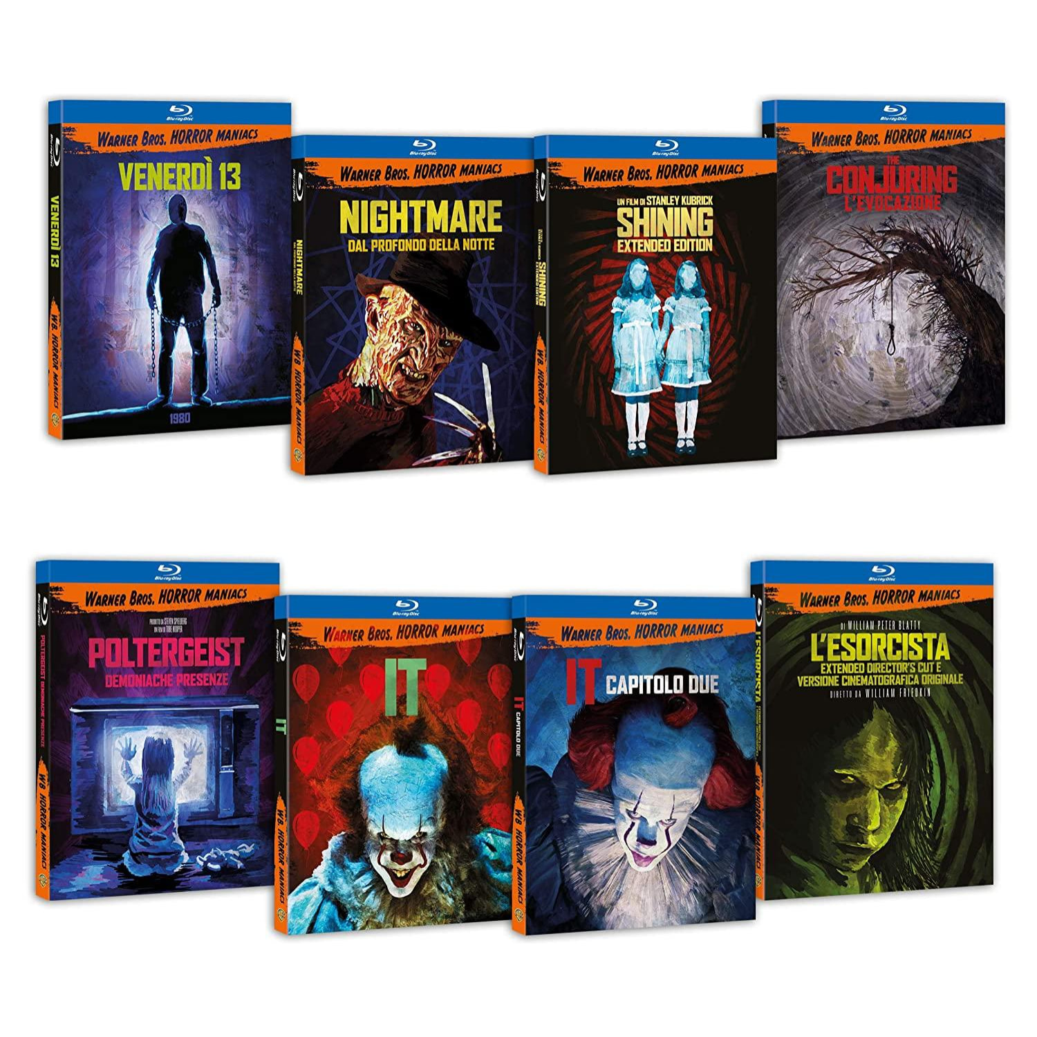 Horro Maniacs Cofanetto da Collezione 8 Film Blu-Ray Warner Bros.