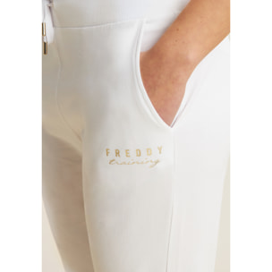 Pantaloni sportivi lunghezza capri in jersey