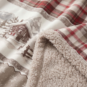 Plaid Sherpa in poliestere - Fantasia Alpina
