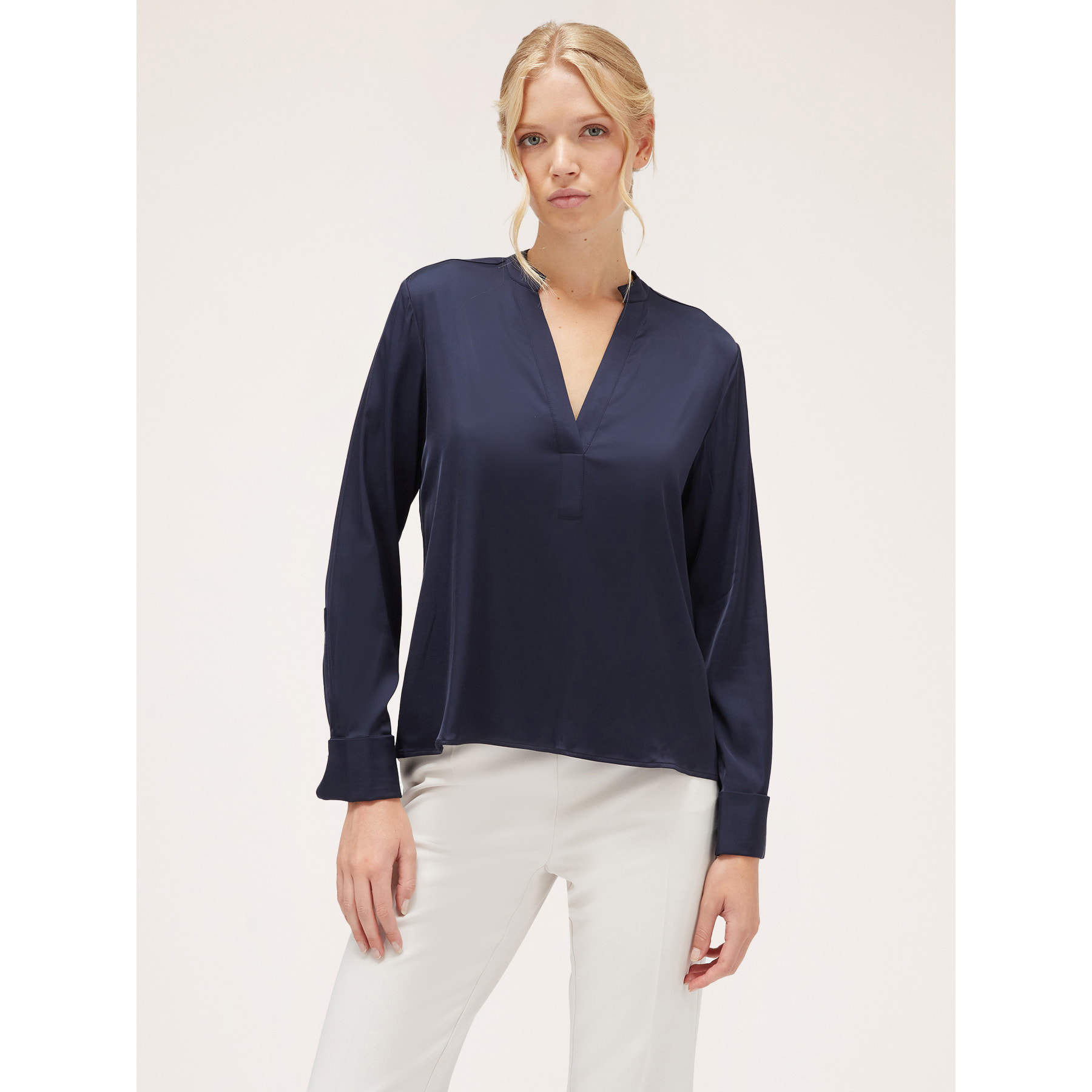 Motivi - Blusa satin - Blu