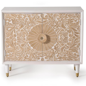 Mueble auxiliar - madera de mango - 76x90x35cm