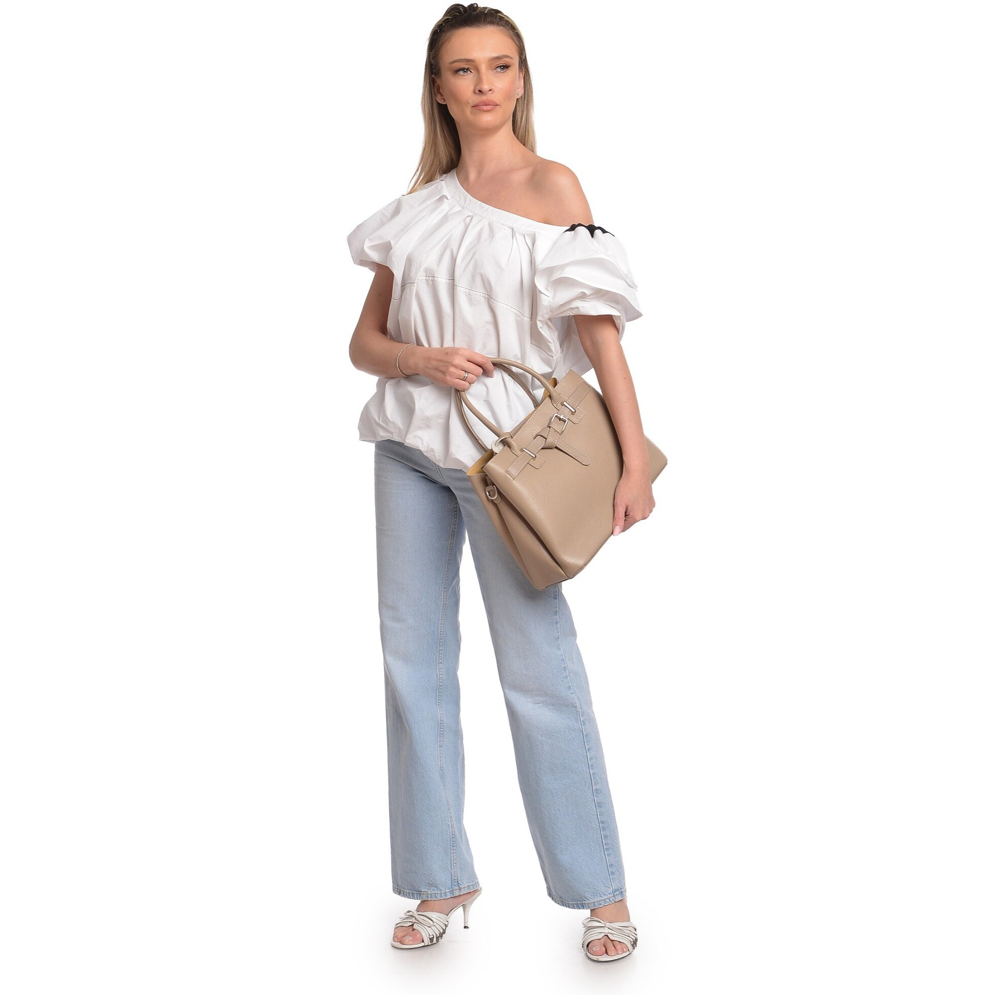 Borsa a mano Anna Luchini Beige