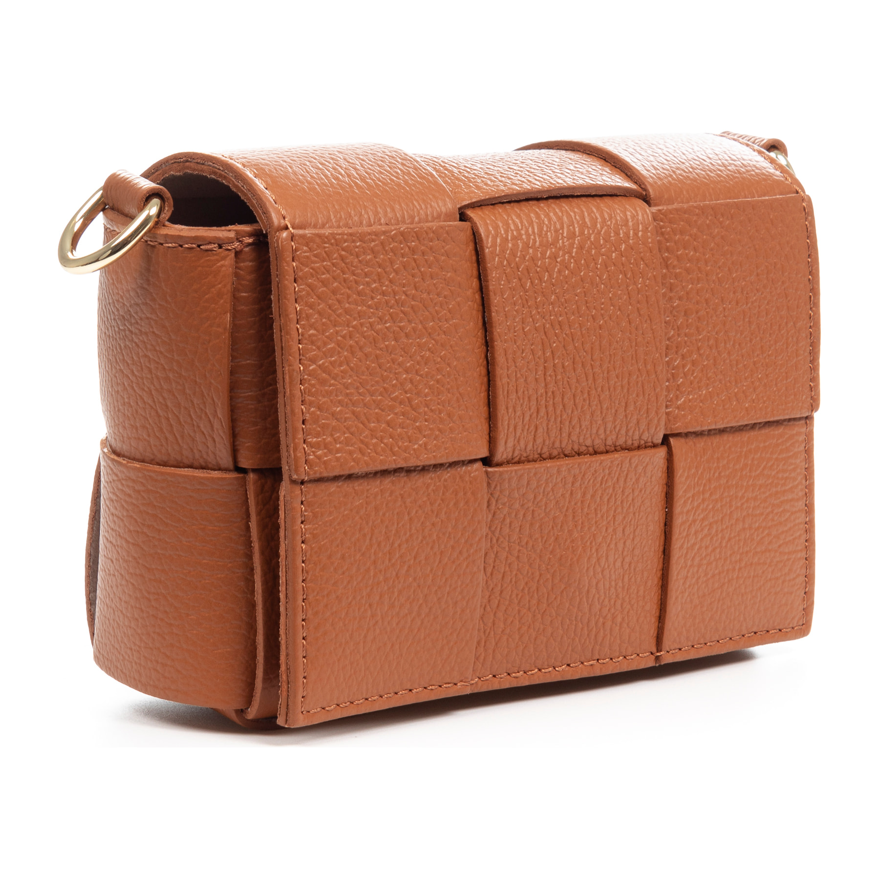 Arguello mini bolso bandolera mujer. Piel auténtica Dollaro entrelazado.