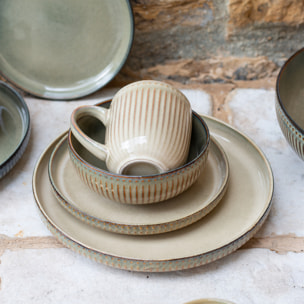 Lot de 6 assiettes creuses, TERRALHA