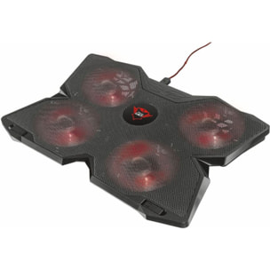 Support ordinateur portable TRUST Gaming GXT278 4 ventilateurs