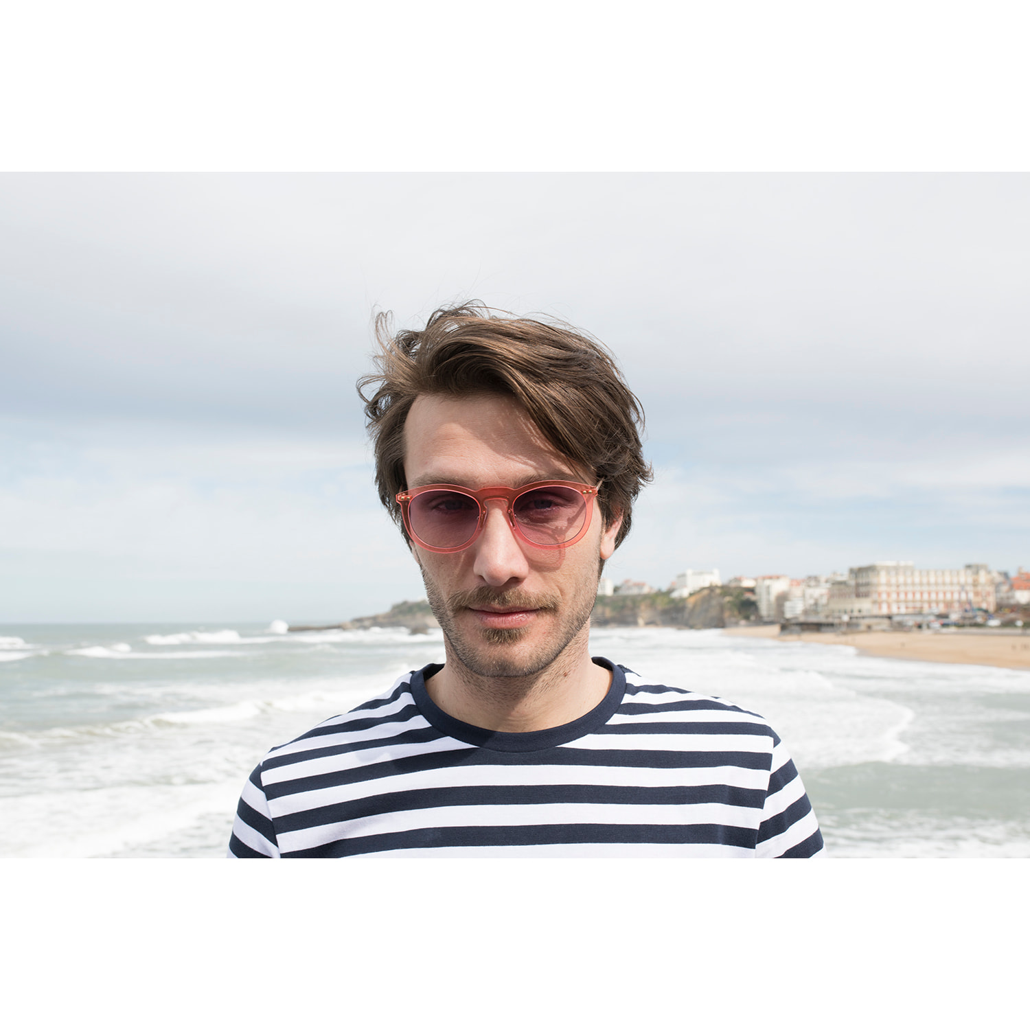 GAFAS DE SOL SUNPERS BIARRITZ DOUBLE LENS de color Violeta