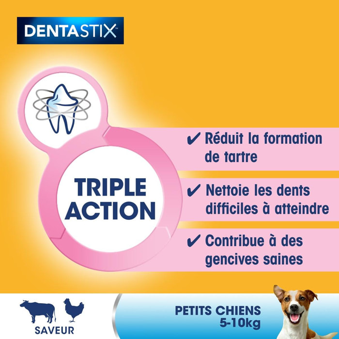 PEDIGREE Dentastix Friandises à mâcher petit chien 105 sticks dentaires (15x7)