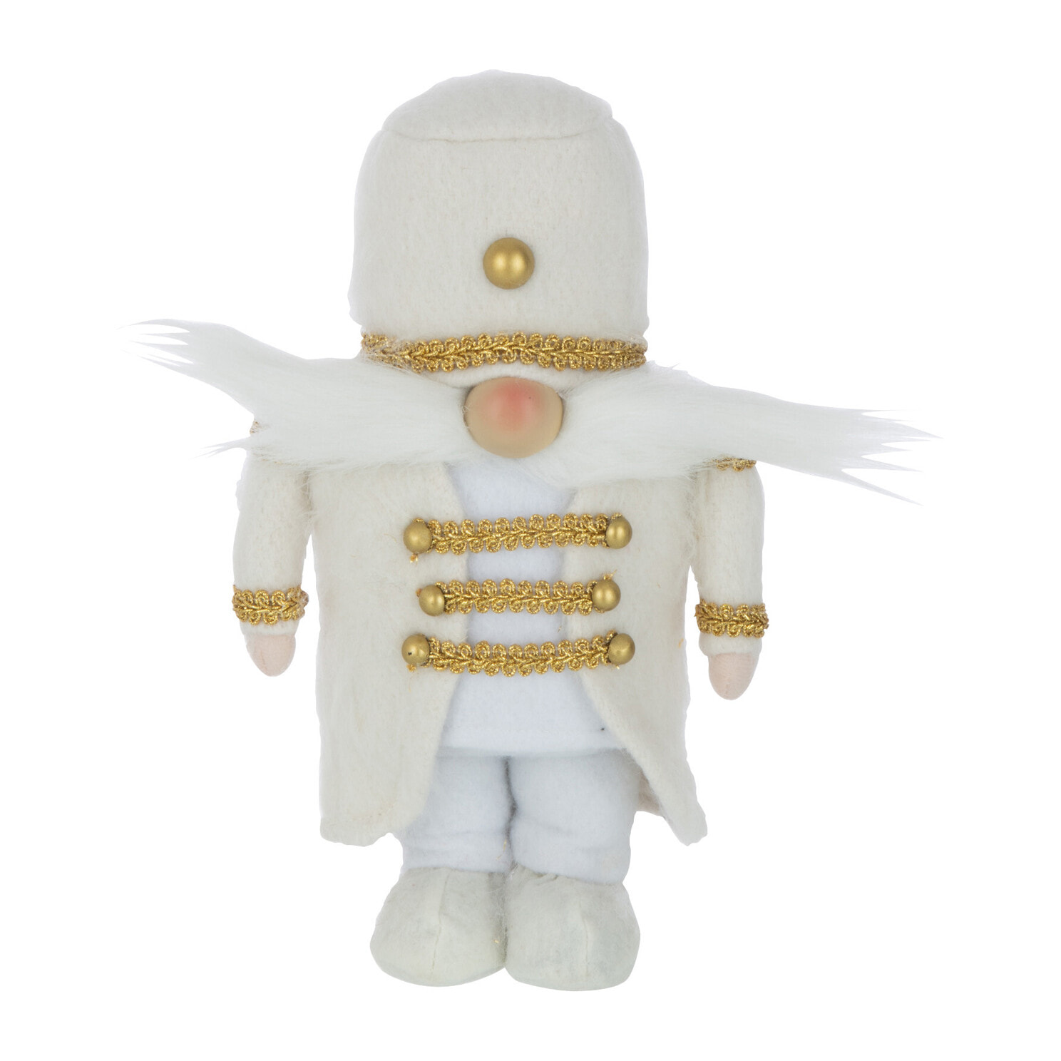 J-Line figurine Soldat - polyester - blanc/or - small