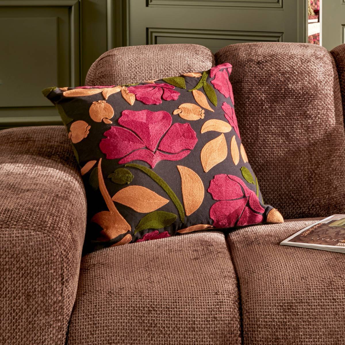 Coussin Bellissima violet 45x45cm