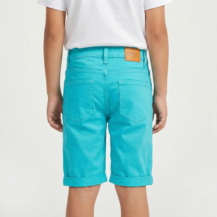 Bermuda twill 5T Polo Club St Martin Turchese