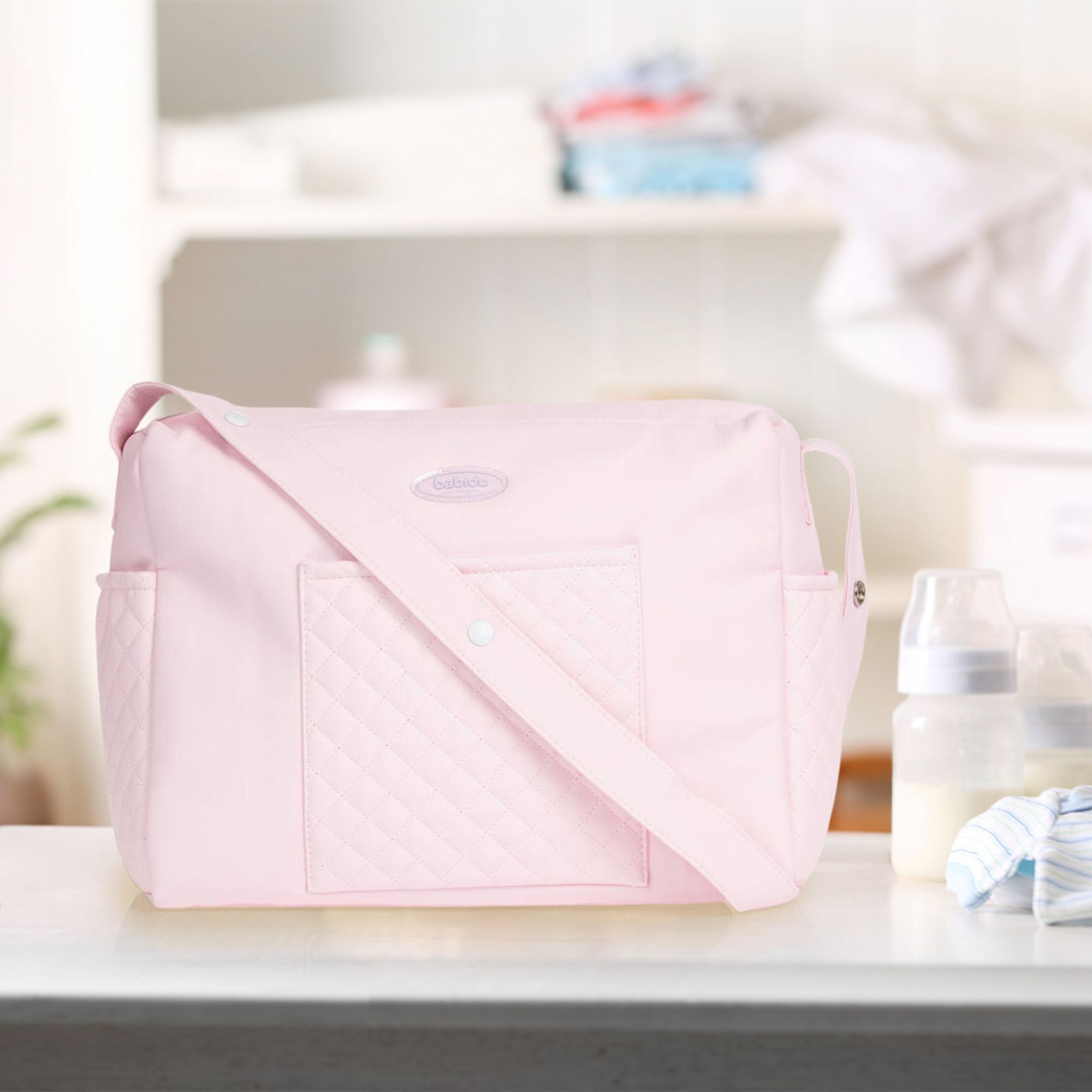 Bolso Gandul Acolchado Rosa Talla Ninguna