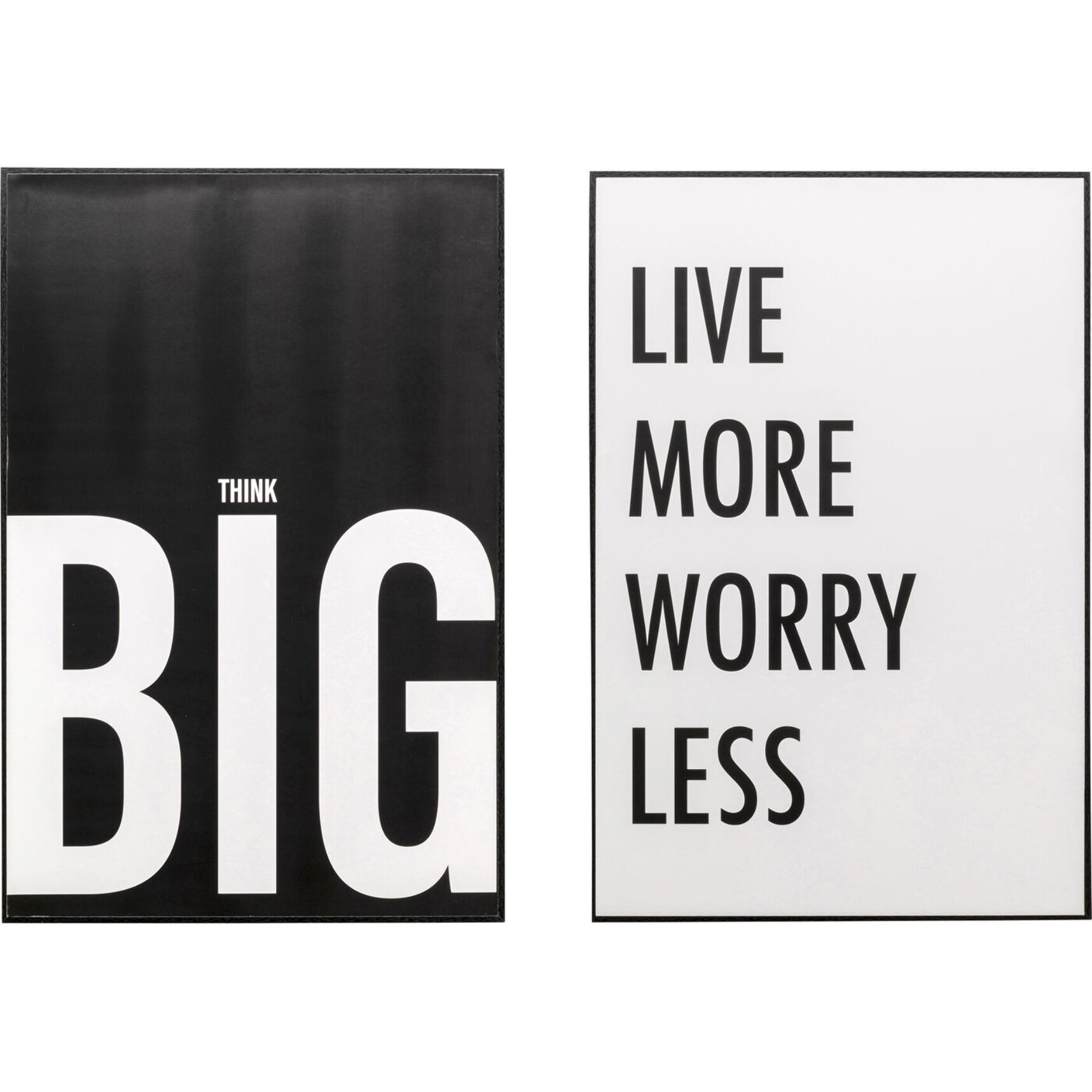 Tableaux Frame Big More set de 2 Kare Design