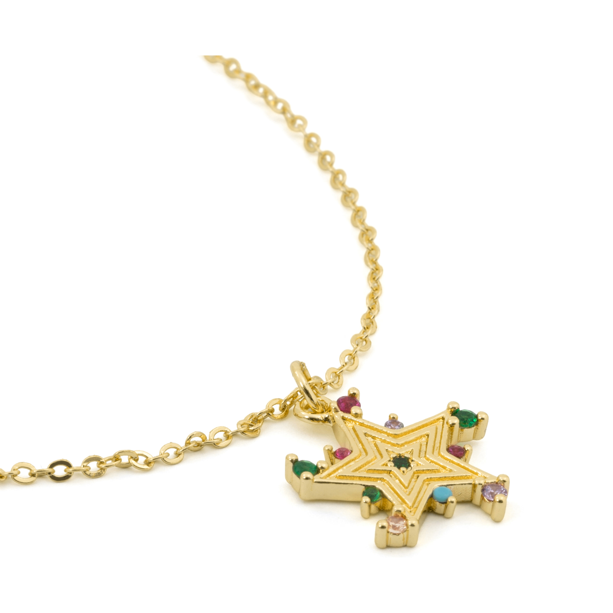 Collar Ryaiss acabado oro amarillo 18k