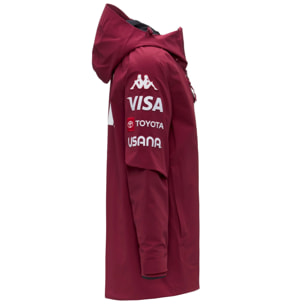 Kappa - Giacche Uomo Donna Rosso - 6Cento 640C Us