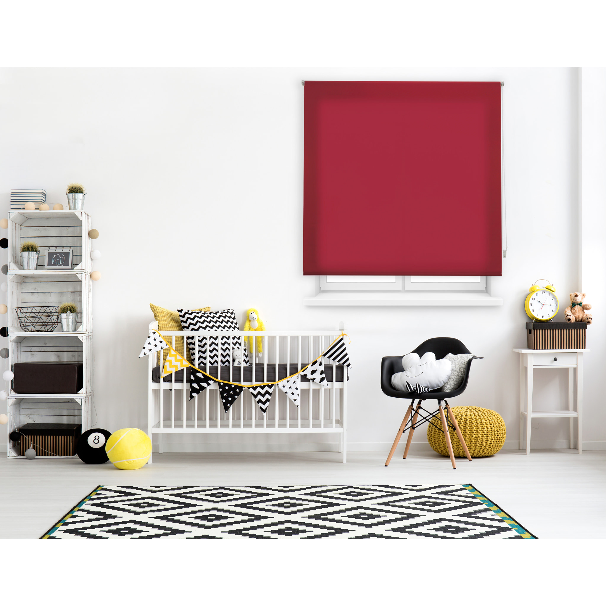 Store enrouleur Polyester Opaque Multicolore