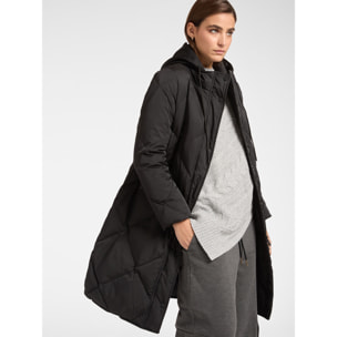 Elena Mirò - Piumino in nylon mat - Nero