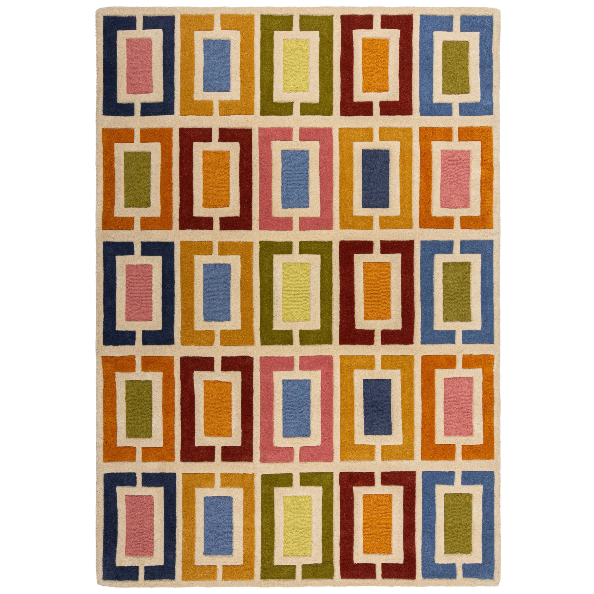 Tapis en laine BLOCKS RETRO
