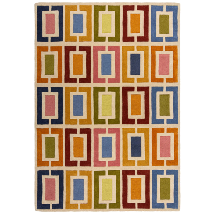 Tapis en laine BLOCKS RETRO